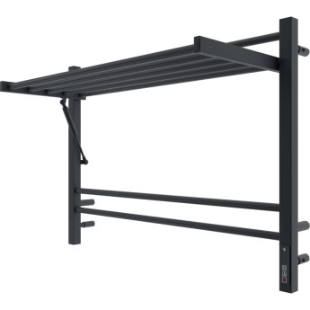 Полотенцесушитель электрический TERMINUS ГОРИЗОНТ П8 800х600 черный муар
